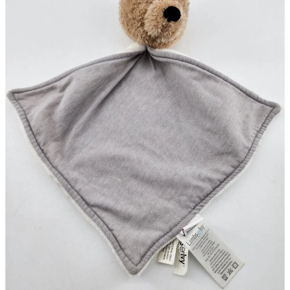 Lambs & Ivy Disney Baby Winnie The Pooh Lovey White / Gray‎ Security Blanket
